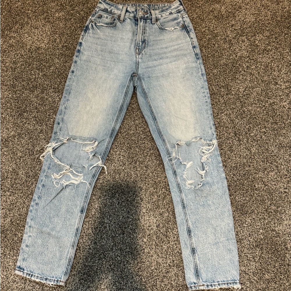 Mom Straight Jean 00 American Eagle